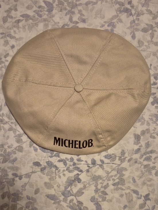 Other - Vintage Michelob Tan Newsboy Cap
